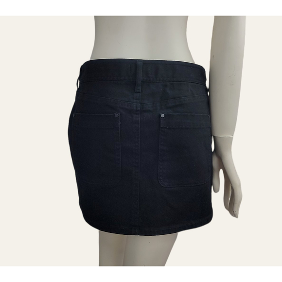 Aritzia Wilfred Free Black Straver Denim Mini Skirt - Picture 7 of 12